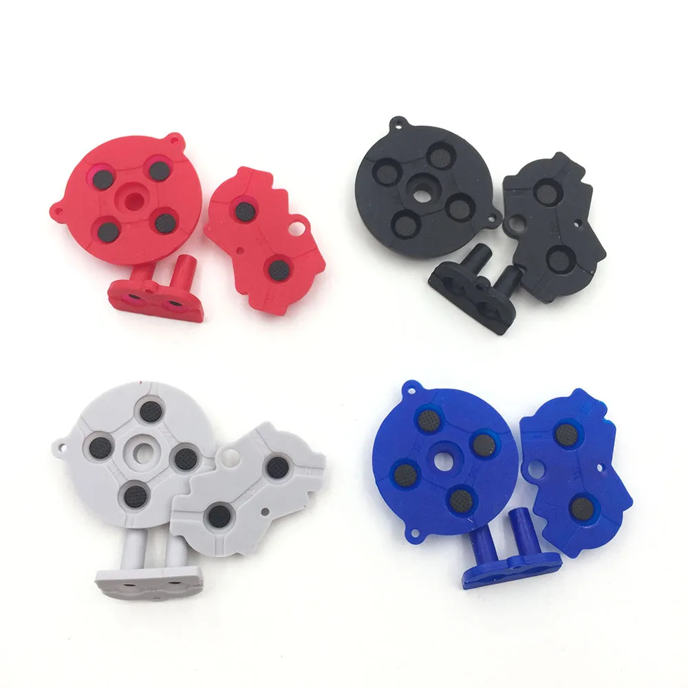 

40sets Colorful For Nintendo GameBoy Advance GBA Silicone Rubber Button Conductive Contacts AB Select Start D-Pad