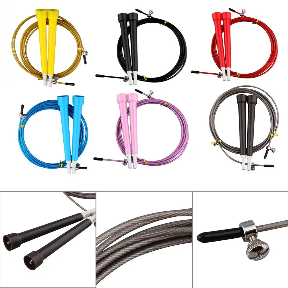 Kabel Staal Jump Skipping Jumping Speed Fitness Touw Cross Fit MMA Boksen