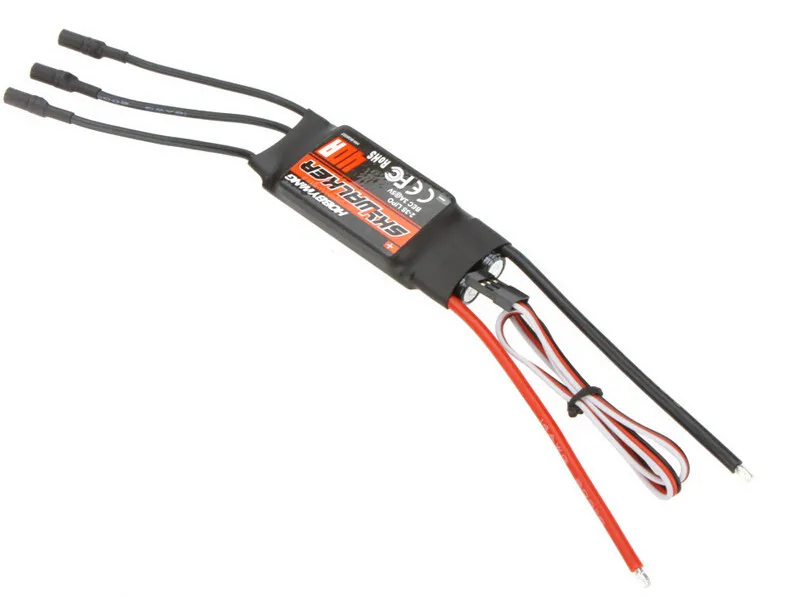 Hobbywing Skywalker 40A 50A 60A 80A 15A 20A 30A ESC контроллер скорости с UBEC для RC самолетов вертолет