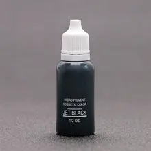 Чернила для татуировки Профессиональный Перманентный пигмент подводка для глаз 1/2 унций 15 мл 1 предмет струйный Черный