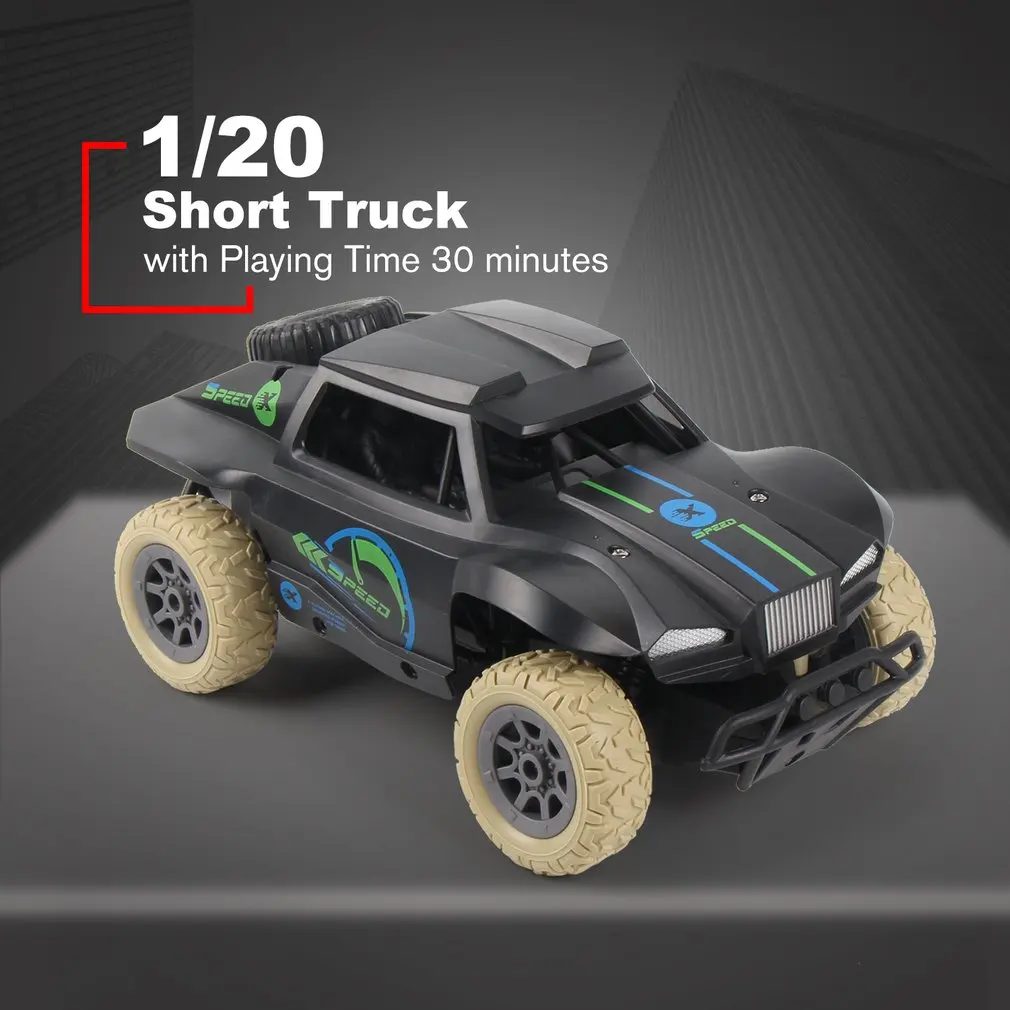 RC Car 1:20 2.4GHZ Simulation Short Truck Racing RC CAR Drift Car Strong Motors High Speed Racing Car with Remote Control HOT!