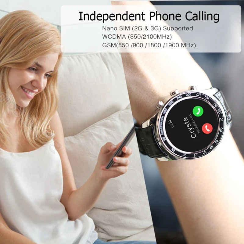 Finow Q7 MTK6580 1 2 ГГц 4 ядра 3g smart watch Android 5 поддержка sim карта TF Шагомер монитор