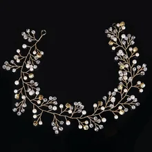 Luxury Headbands For Women European Wedding Bride Tiaras Crystal Pearl Floral Hairband Hair Jewelry Handmade Hair Accessories