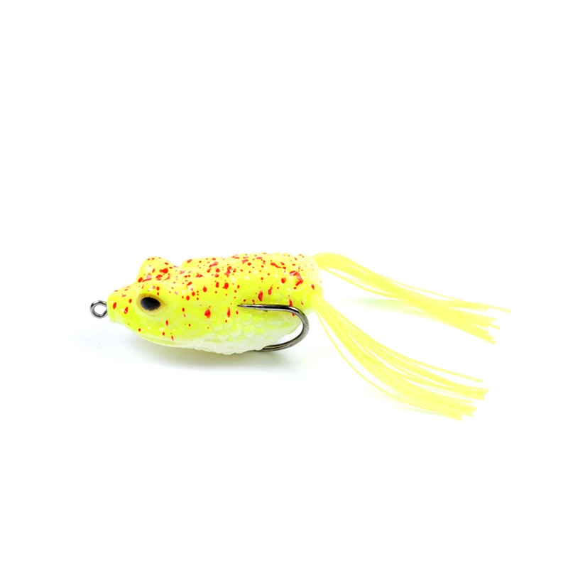 2019New 1pcs Soft Frog Fishing Lures Double Hooks 14g 5.7CM Top water Ray Frog Artificial Minnow Crank Soft Bait fishing tackle 2019New 1pcs Soft Frog Fishing Lures Double Hooks 14g 5.7CM Top water Ray Frog Artificial Minnow Crank Soft Bait fishing tackle