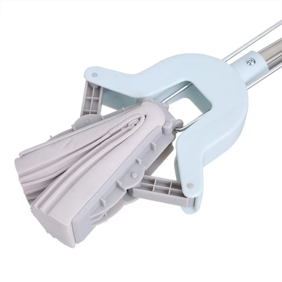 Newest Stainless Steel Telescopic Handle Absorbent Sponge Mop Home Floor Cleaning Tool