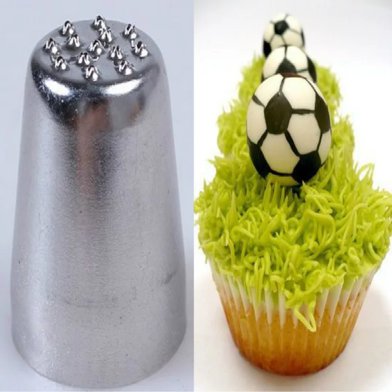 Cake Decorating Tip Set Cake Icing Nozzles Cake Decorating Nozzle Set Icing Piping Nozzle Silver Grass Hair Cake Cupcake Decorating Tip Tools Kitchen Bake Tool