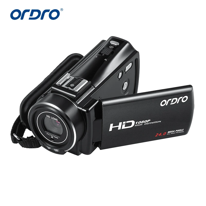 

Ordro HDV-V7 Plus Digital Camera CE FCC 16X HD 1080P IR Night Vision Camera Professional Camcorder Remote Control Video Camera