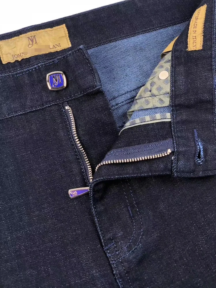 BILLIONAIRE TACE & джинсы Shark для мужчин 2018 Запуск Мода Комфорт вышивка разработан сплошной цвет джентльмен брюки Бесплатная доставка