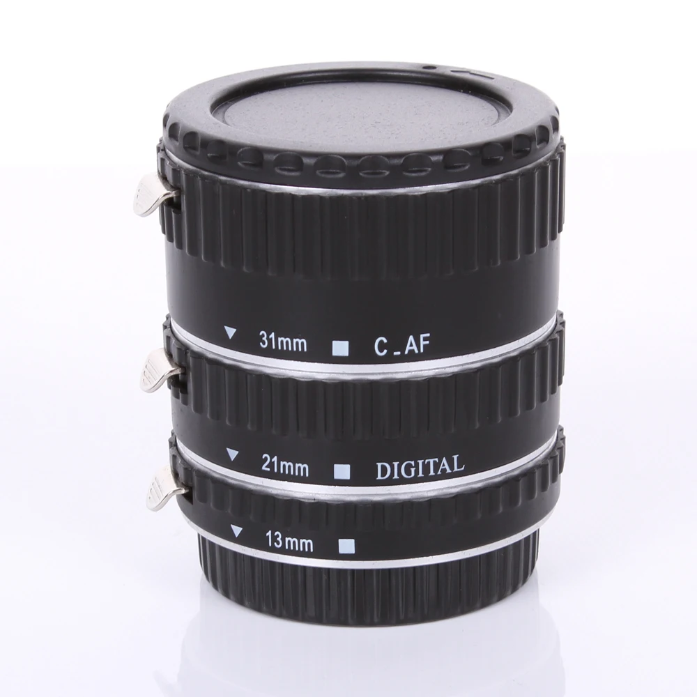 

Silver Metal Auto Focus Macro Automatic Extension Tube for Kenko Canon EF-S Lens100D 60D 70D 550D 600D 6D 7D T5i T4i