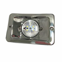 tail light 12V Marine Boat Yacht LED Navigation Light Square Stainless Steel Boat Rear Tail Lamp Waterproof (1)