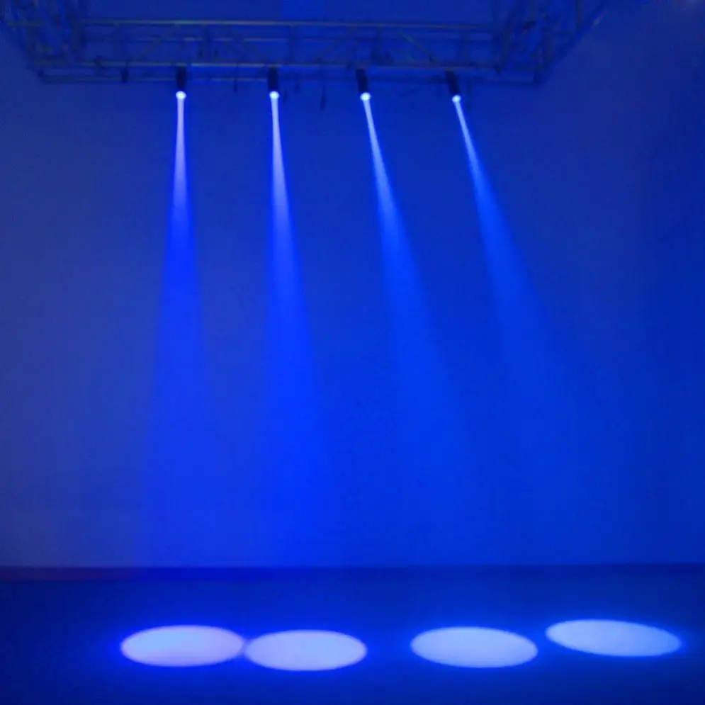 3 Вт Синий Светодиодный точечный светильник для танцевальной вечеринки DJ Бар спин сценический светильник Точечный светильник s