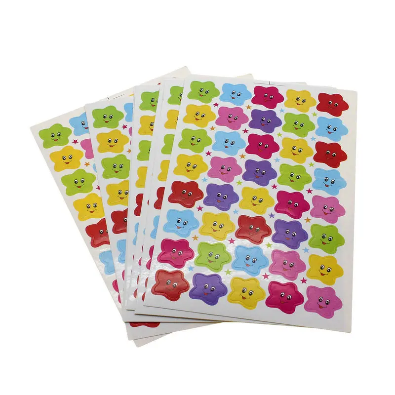 kvadrokopter 400Pcs Children Kids Stars Smiley Face Reward Stickers Perfect for encouraging children