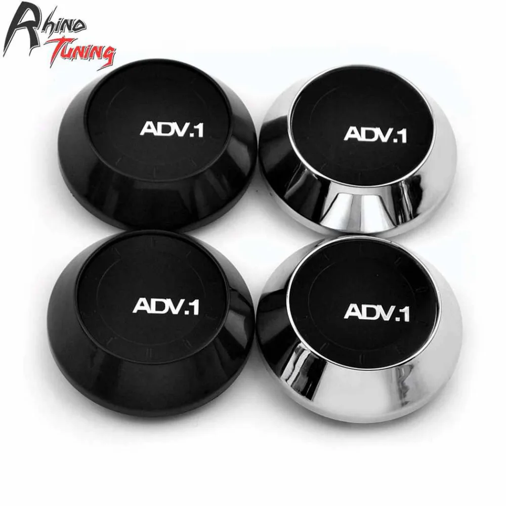 

Rhino Tuning 4PCs 65mm ADV.1 Emblem Car Styling Wheel Center Caps Auto Wheel Centre Hub Cap For Akita Wheel Rim Caps 974
