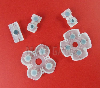 

5 in 1 Silicone Rubber Responsive Sensitive Conductive Button Pad Kit Compatible For ps4 Controller Responsive Sensitive