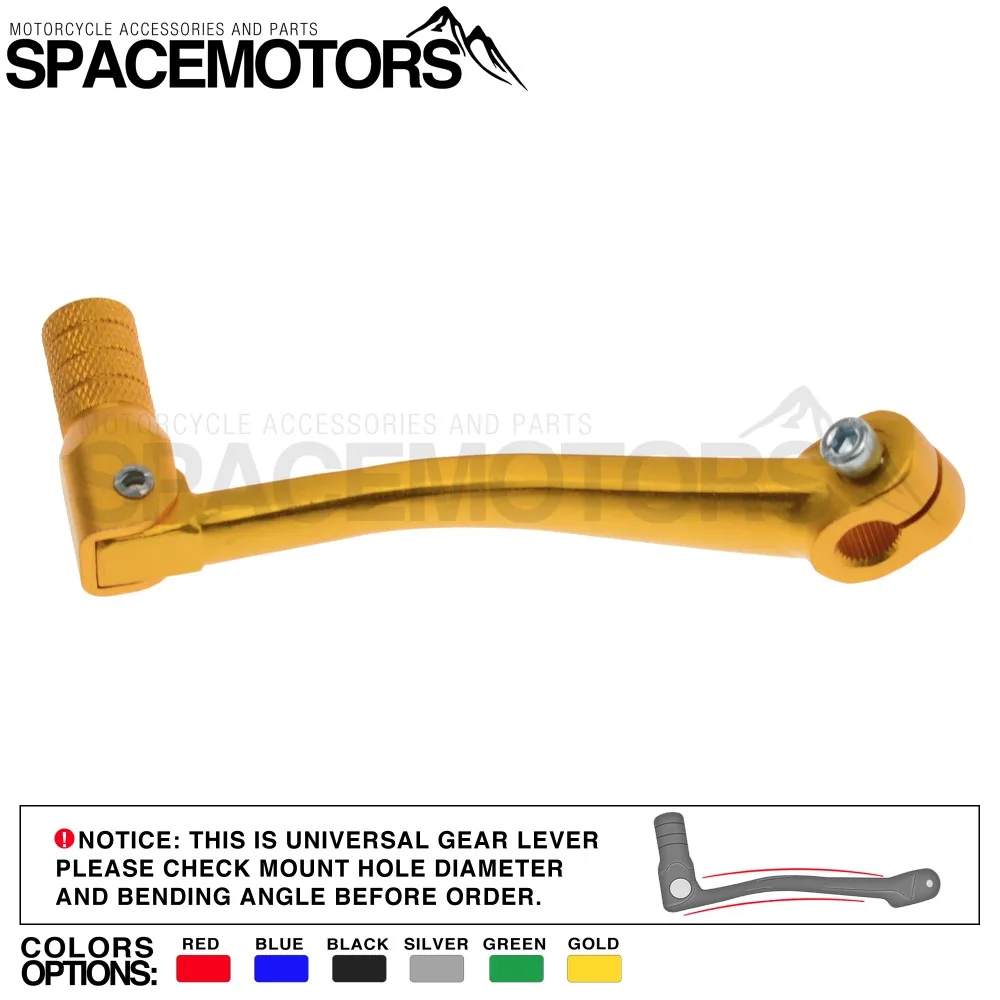 Алюминиевый Рычаг переключения передач Байк Яма Мотоцикл Внедорожный питбайк ЧПУ подходит Kayo Apollo Bosuer 110/125/140/150/160/250cc