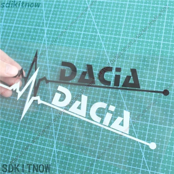 

7x20cm 1pc Heart Car Sports Decal Sticker Styling Windows Door Decoration For Renault dacia Logan duster sandero accessories