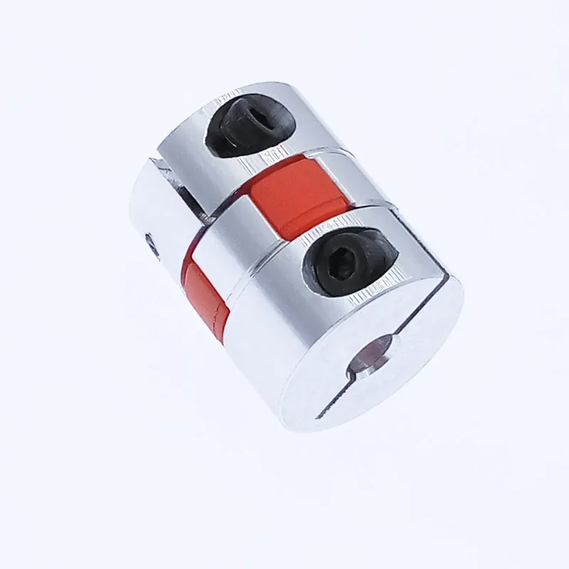 Fevas 1PC D20L25 Coupling with Elastic Aluminium CNC Spider Motor clamped Coupling 4-10MM Inner Diameter: 4x5 Fevas 1PC D20L25 Coupling with Elastic Aluminium CNC Spider Motor clamped Coupling 4-10MM Inner Diameter: 4x5
