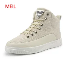 Men Elevator Shoes 2018 Height Increasing 6 CM Men Canvas Shoes Trainers Ankle Boots Lace Up Casual Sneaker Brand High Top Shoes Men Elevator Shoes 2018 Height Increasing 6 CM Men Canvas Shoes Trainers Ankle Boots Lace Up Casual Sneaker Brand High Top Shoes