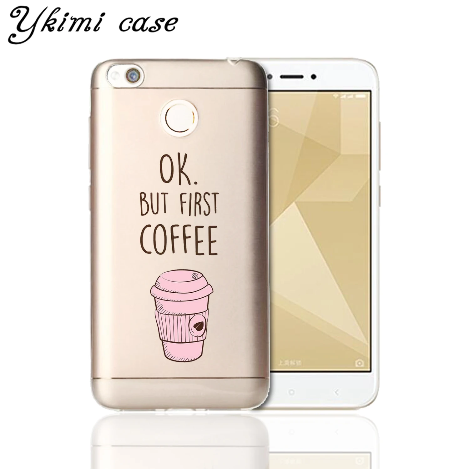 Ykimi case Fashion Fruits and Drinks Cover For Xiaomi Redmi 5 plus 5a 6 pro 6a 4x 4a note 4 4x 5 pro 5a 6 case soft Silicone TPU