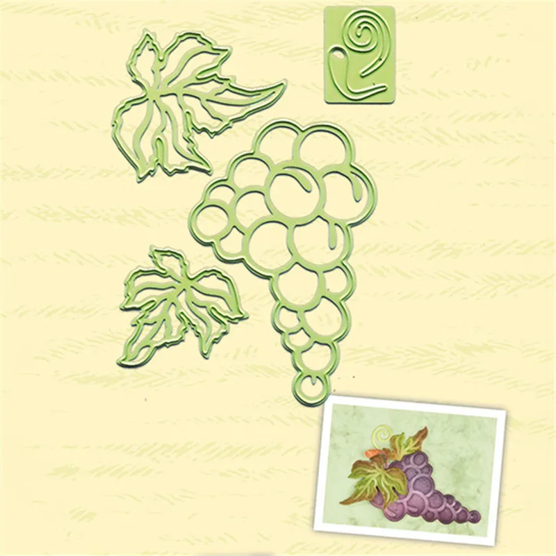 

Eastshape Grapes Die Metal Cutting Dies for Card Making Scrapbooking Cuts Card Making Craft Embossing Stencil New Dies