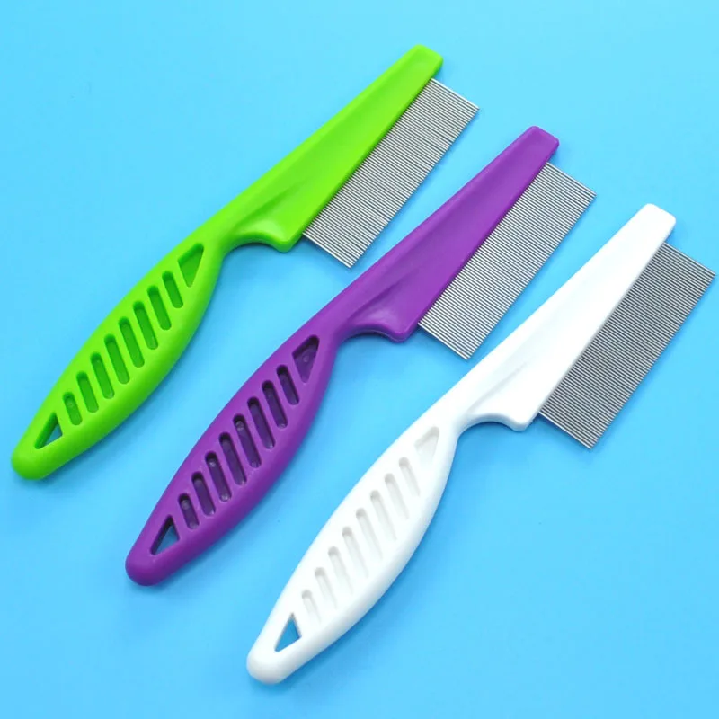 

Pet Dog Protect Comb Brush Flea Remover ABS Comfortable Use For Cat Bath Grooming Safety Tool Clean Pets Product Supplier