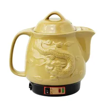 Электрический чайник автоматический электронный Керамический Китайский медицинский горшок Электрический отвара кипения с защитой от перегрева