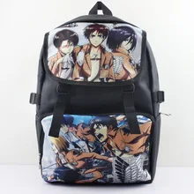 2016 Cosplay Anime Attack on Titan Survey Shoulder Bag School Backpack Travel Satchel Waterproof Bag 45cm