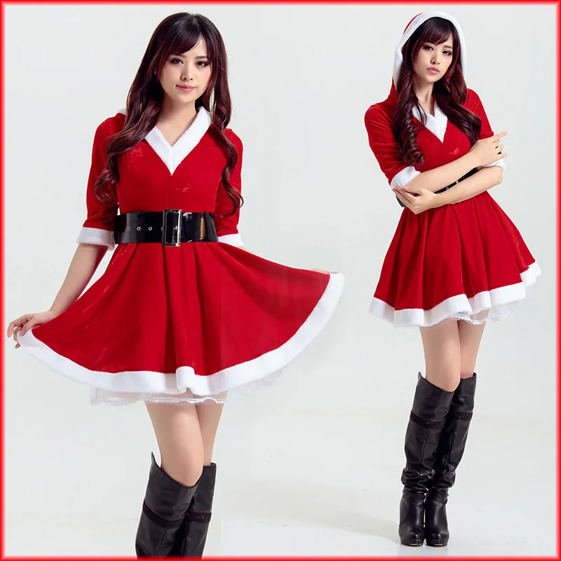 Cosplay&ware Adult Women Christmas Dress Xmas Tree Deer Snowman Sexy Lolita Red Green Party Cosplay Halloween Costumes -Cosplayware Store HTB1IzaBXJjvK1RjSspiq6AEqXXa4.jpg