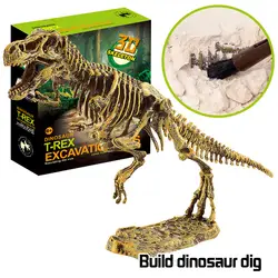 Динозавр игрушки для детей Пластик Dinosaurios де Juguete рисунок игрушки-Динозавры научная образовательная копать комплект подарок K417