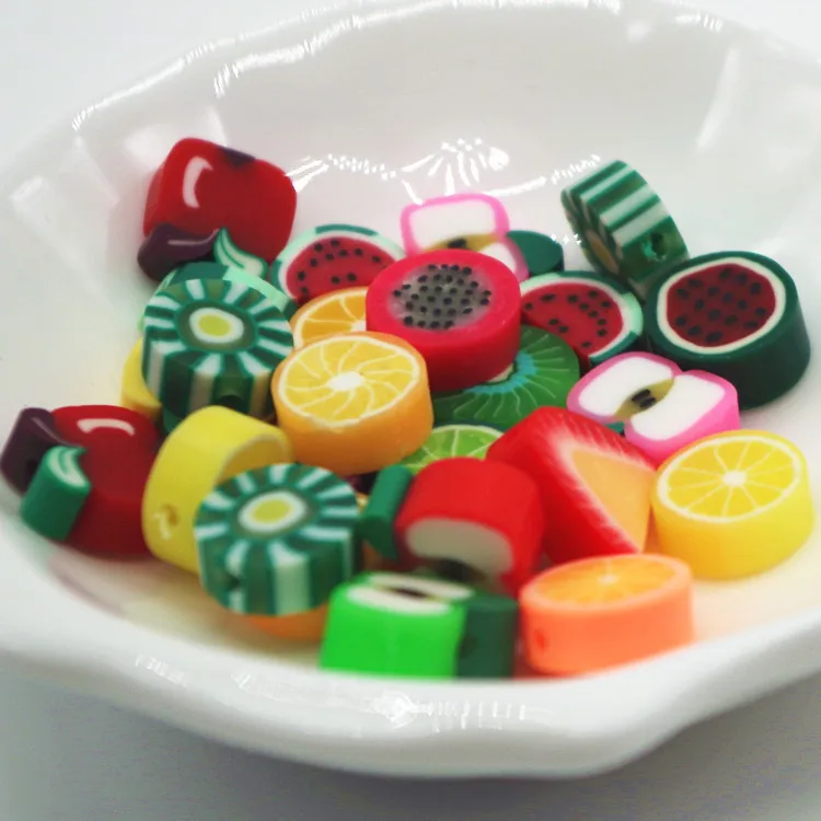 Бусины из полимерной глины 10 мм разные цвета|bead assortment|beads charmsclay beads |