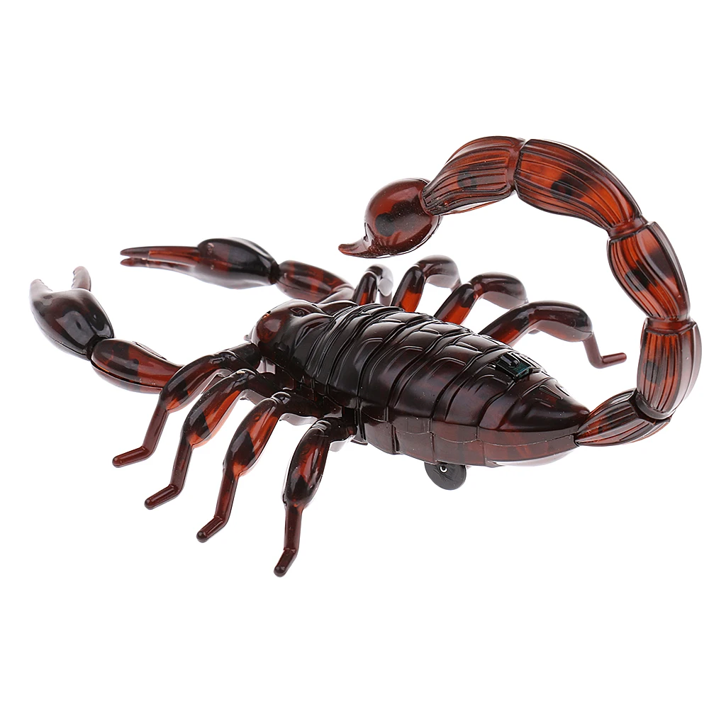 Trick Electronic Pet RC Simulation Scorpion Robotic Insect Prank Toy Beetle Remote Control Infrared Smart Animal Model Kids Gift