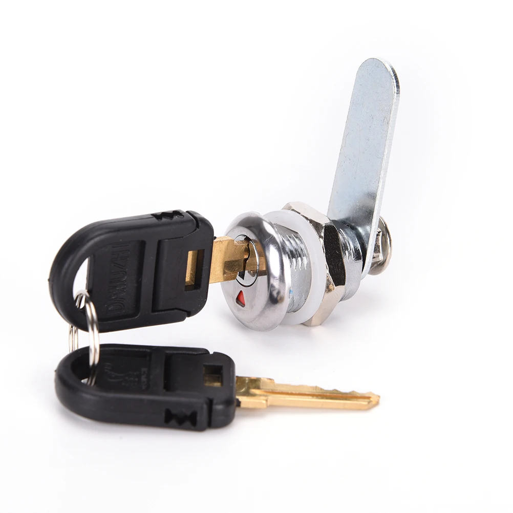 

1Pc New High Quality Security Drawer Cam Lock Cylinder Door Mailbox Cabinet Tool Box Lock With 2 Keys Hardware Locks