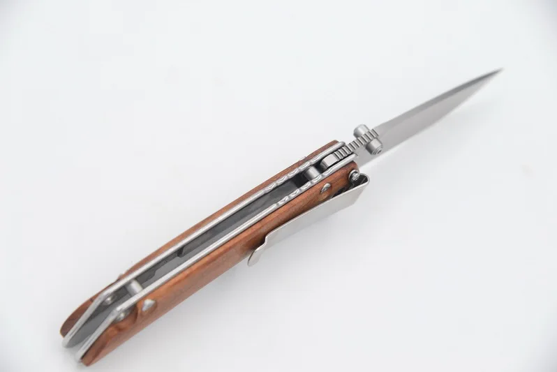 JUFULE 1804 Германия торговый заказ складной 440C Лезвие Палисандр Ручка Кемпинг