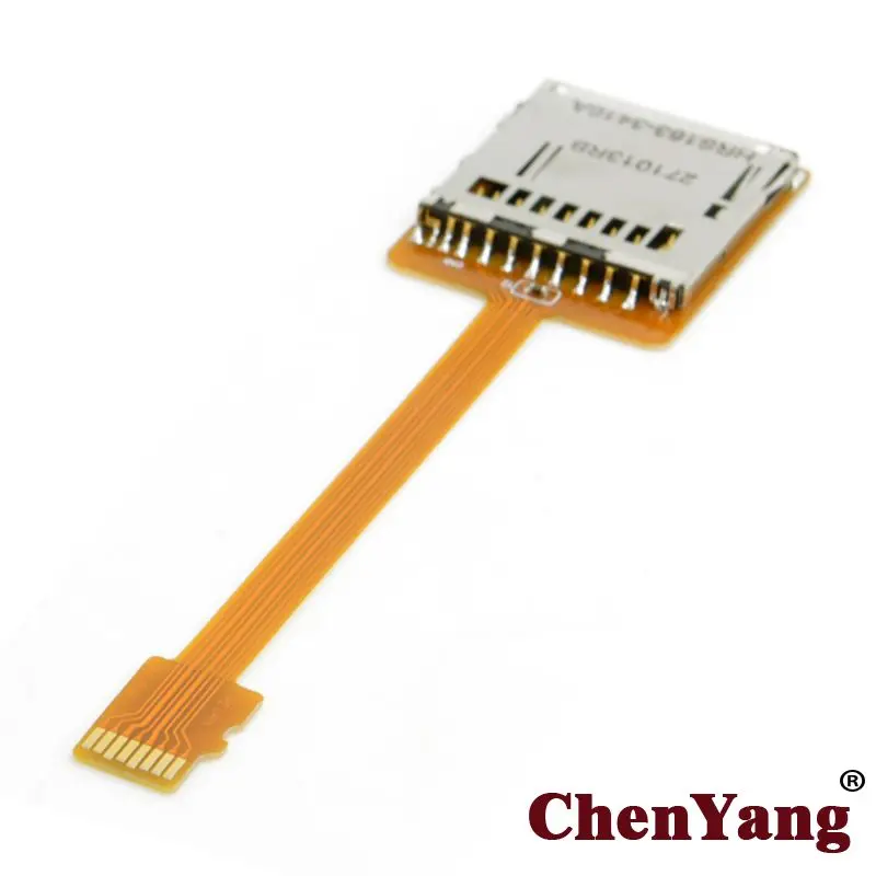 

Chenyang-Cable CY Micro SD TF Memory Card Kit Male to SD Female Extension Soft Flat FPC Cable Extender 10cm