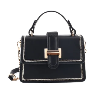 

Luxury Handbags Women Bags Designer Square PU Leather Shoulder Messenger Crossbody Bags for Women 2019 New Fashion Women's Bag