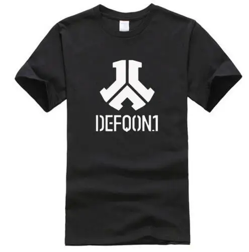 Дизайнерская футболка Defqon 1 из чистого хлопка, мужские футболки в стиле хип-хоп, мужские футболки с коротким рукавом, модная повседневная футболка XS-XXL - Цвет: black7