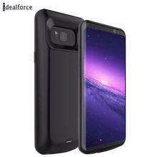 5500 мАч портативный Банк питания резервного копирования Внешнее зарядное устройство аккумулятора зарядка защитный чехол samsung Galaxy S8 S8Plus