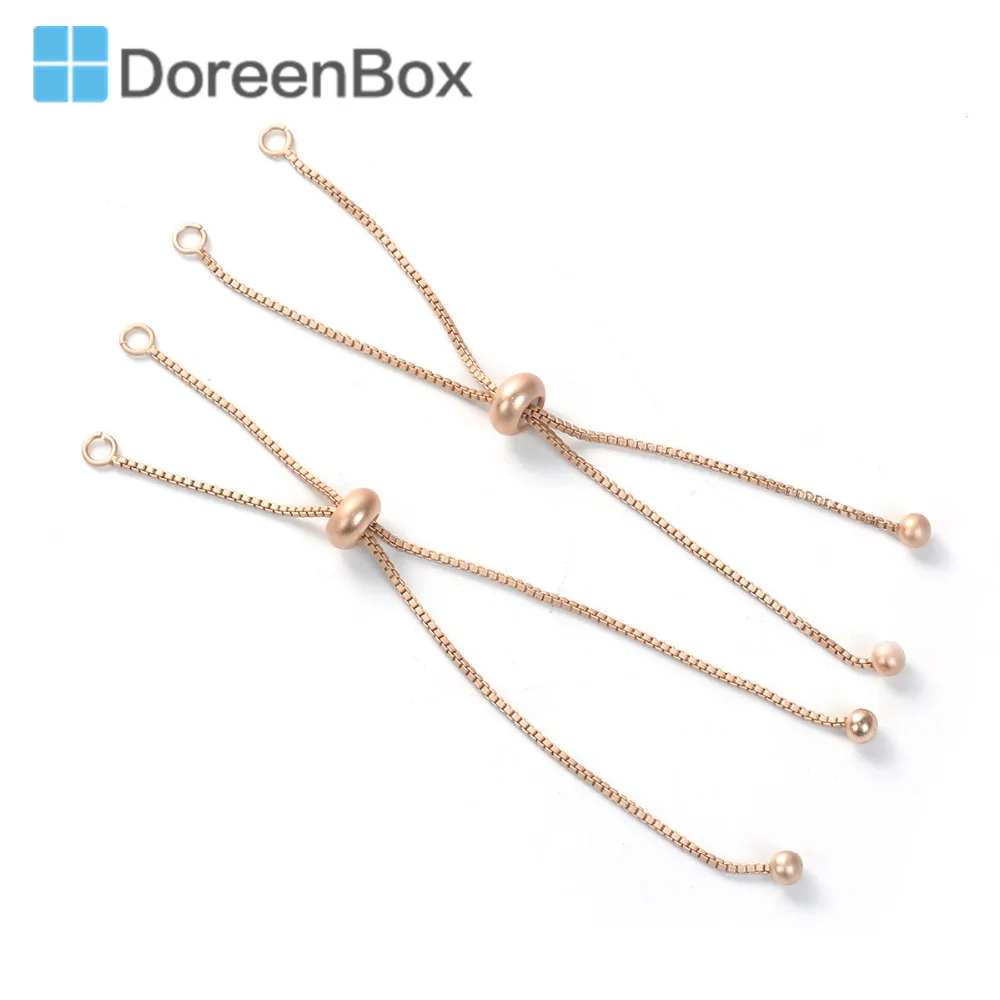 Doreen Box медный слайдер/слайдер удлинитель цепи для ювелирных изделий ожерелий