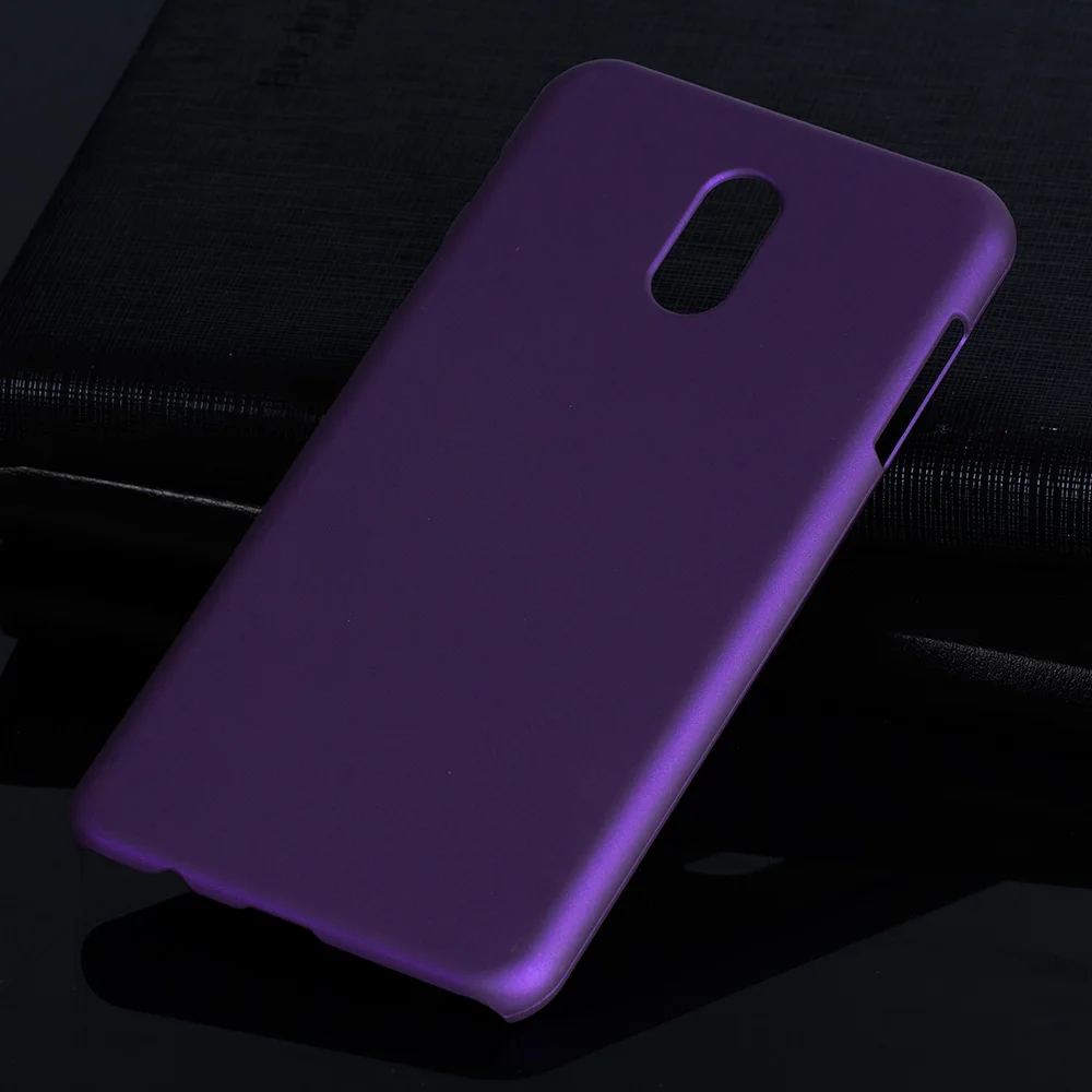 Матовая Пластик Coque 5.5For samsung Galaxy C8 чехол для samsung Galaxy C8 J7 плюс C7 C7100 телефона чехол-лента на заднюю панель - Цвет: Purple