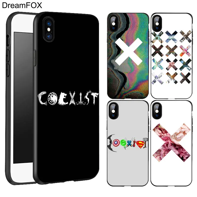DREAMFOX K052 Coexist Tumblr Черный Мягкий ТПУ силиконовый чехол для Apple iPhone 11 Pro XR XS Max X 8 7 6 6S Plus