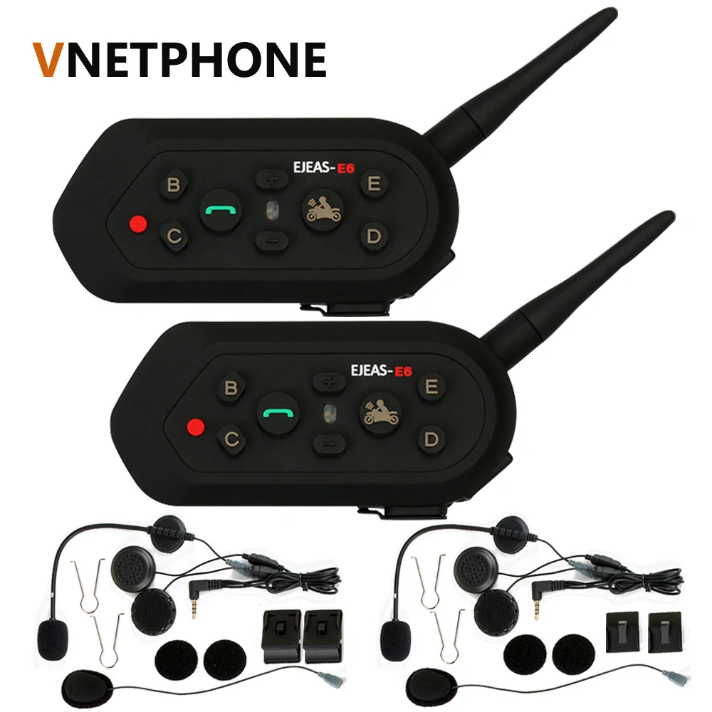 2017-Newest-product-2Pcs-E6-Motorcycle-bluetooth-headset-Intercom-1200M-Motorcycle-BT3-0-Helmet-Interphone-headset (2)