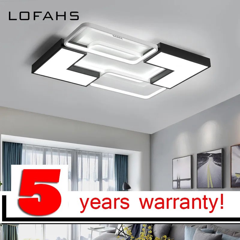 

LLOFAHS Modern led chandelier for living room bedroom dining room remote lamp fixture Indoor Large chandelier lighting PY-1050