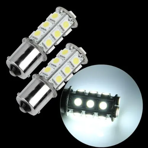 

TOYL 2 * 1156 BA15S AMPOULE LAMPE 5050 SMD 18 LEDs BLANC 12V for VOITURE