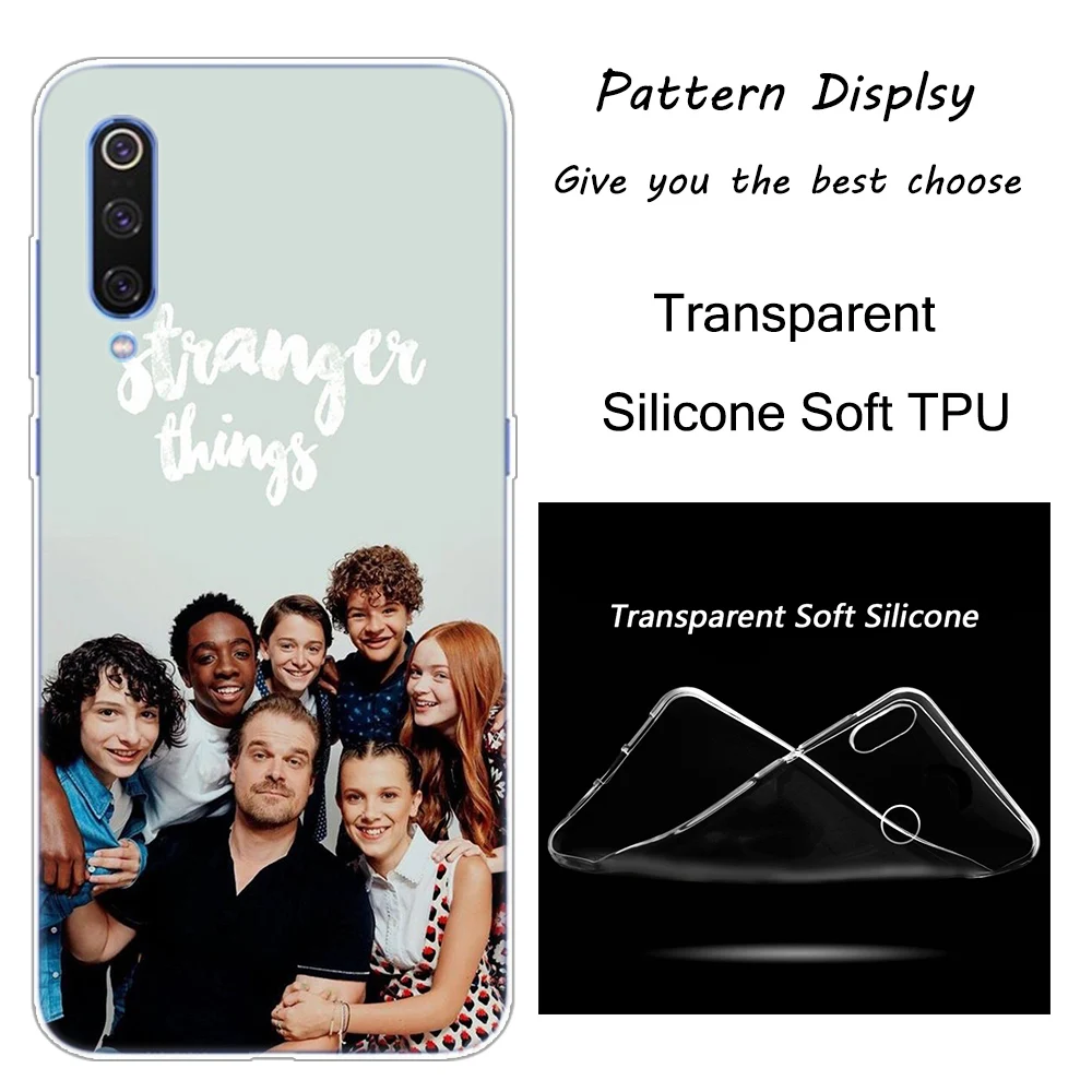 Stranger Things Silicone Case For Xiaomi Pocophone F1 9T 9 9SE 8 A2 Lite A1 A2 Mix3 Redmi K20 7A Note 4 4X 5 6 7 Pro S2 Cover