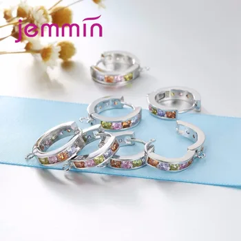 

Wholesale 10PCS/Lot Sterling Silver 925 Crytsal DIY Finding Jewelry Coponents For Hooks Ear Wire Hoop Earrings Connector