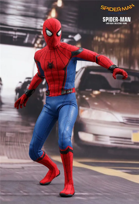 29 см Человек-паук фигурка игрушки Мстители супер герой возвращение домой HC подвижная ткань Человек-паук ПВХ фигурка игрушки куклы человека-паука подарок