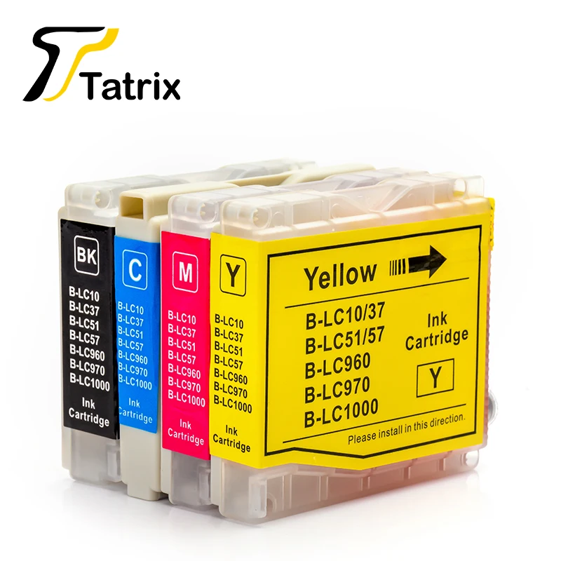 

LC10/37/51/57/960/970/1000 4PK Compatible Ink Cartridge For Brother DCP-130C/135C/150C/153C MFC-235C/240C/260C/3360C
