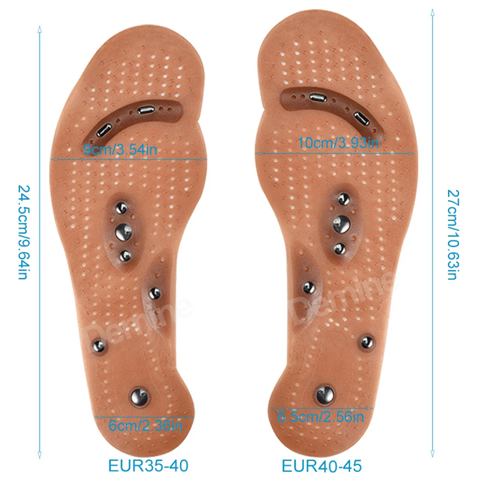 Демин магнитотерапия стельки для похудения Массаж ног забота о здоровье коврик для обуви иглоукалывание уход стелька дропшиппинг