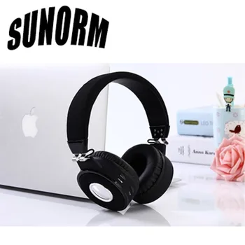 

2017 latest fashion wireless Bluetooth headset support TF card FM radio function for iPhone, huawei Give the child the best gift