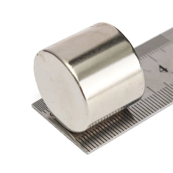 

2015 Rushed Imanes Real Iman Neodimio Neodymium Magnets 2 Pcs/lot _ N52 Strong Round Cylinder Magnet 25mm X 20mm Rare Earth